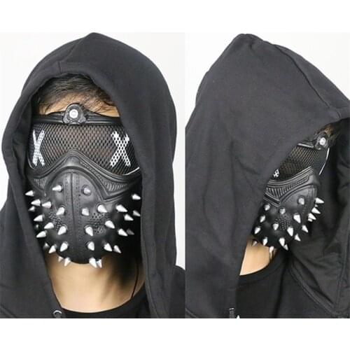 2020 Watch Dogs 2 Marcus Wrench Cosplay PVC Mask Expression Masks Unisex Halloween Masks