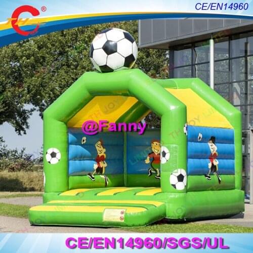 4x4m soccer jumper Bounce House inflatable bouncer, kids party inflatable bouncy castle, free air ship to door