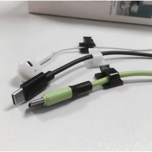 5Pcs Cable Organizer Multifunctional Desktop Management Plastic Holder Cord Management