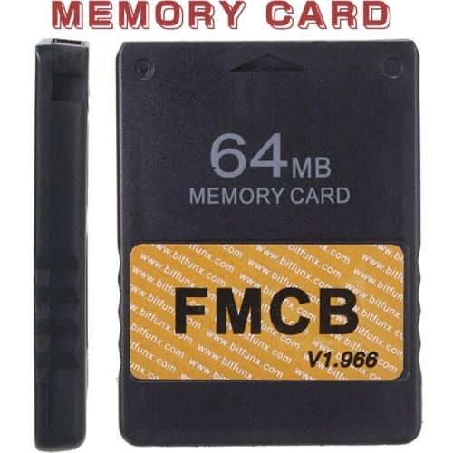 64MB Free McBoot v1.966 Memory Card Replacement No Region Limited Compatible With All PS2 Console Save Extended Card Module
