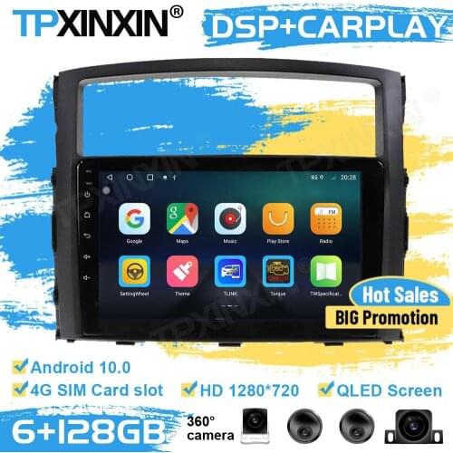 360 Cameras Car Radio Stereo Receiver Android For Mitsuishi Pajero 2006 2007 2008 2009 2010 2011 GPS Player Auto Audio Head Unit