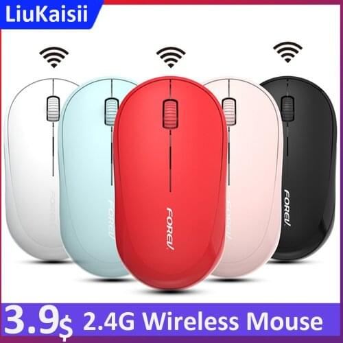 Wireless Mouse 2.4G 1600DPI Adjustable Gaming Mouse Opo-electronic Computer Mice With USB Receiver For Computer PC Laptop