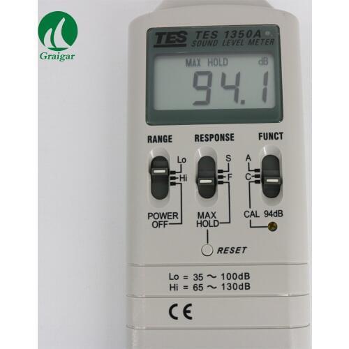 Digital Sound Level Meter TES-1350A Sound Analyzer Frequency Range 31.5Hz to 8KHz