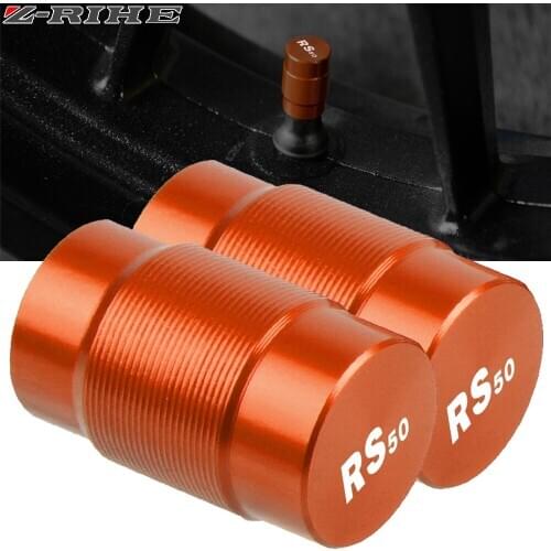 For Aprilia RS50 RS 50 1999-2005 2000 2001 2002 2003 2004 Motorcycle Accessories Wheel Tire Valve caps Aluminum Airtight cover