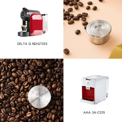 ICafilas For Lavazza Coffee Capsules Reusable Stainless Steel Metal Filter Crema Version Coffee Pod For Espresso Point Machine