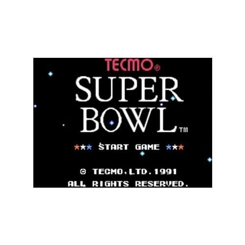 Tecmo Super Bowl Region Free 60 Pin 8Bit Game Card For Subor Game Players