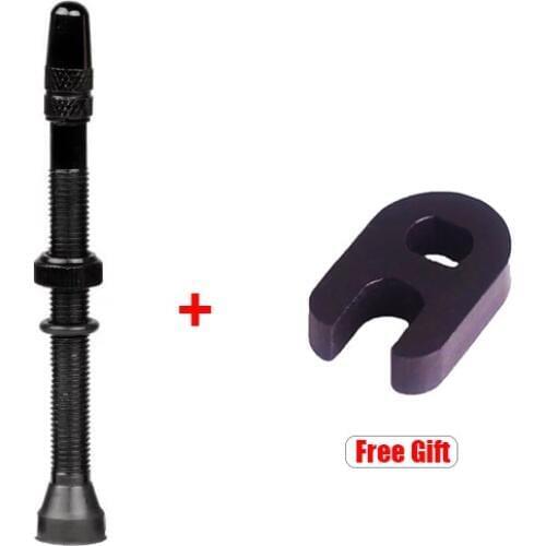 Bicycle 1Pc 60mm Presta Valve for Road MTB Bicycle Tubeless Tires Brass Core Alloy Stem Tubeless Sealant Compatible