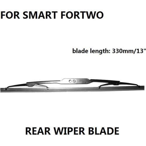 Rear Windscreen Wiper Blade No Arm For Mercede For Smart Fortwo MK 1 (W450) 1998-2007 13''330mm,1piece,rubber,accessaries