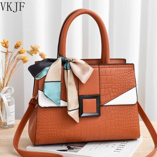 Hot-selling women handbags 2021 new fashion ladies bags crocodile pattern single shoulder messenger bag handbag female big bag