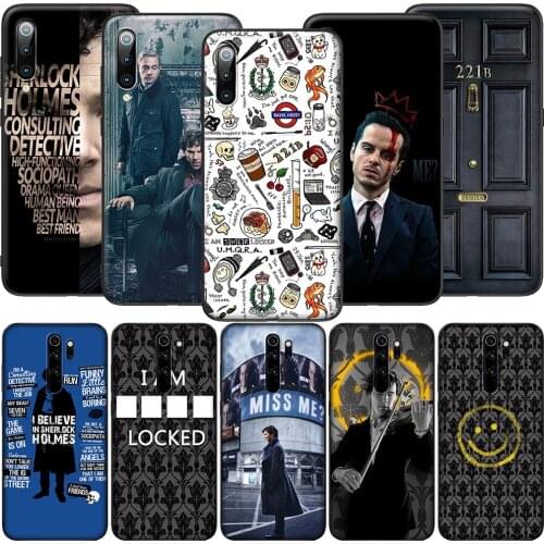 GX1 221B Sherlock Benedict Soft Silicone Case for Redmi Note 4X 5 5A Prime 6 6A 7 7A 8 8A 8T 9 9A 9C 9S Pro Lite