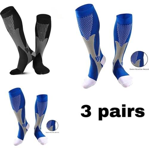 3pair Men Women Compression Socks Varicose Veins Leg Relief Pain Compression Socks Anti Fatigue Pain Relief Sports Stockings