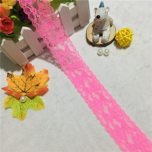 NS1675 3.5cm Wedding Stretch lace for DIY Shoes, hats, underwear and Clothing Accessories