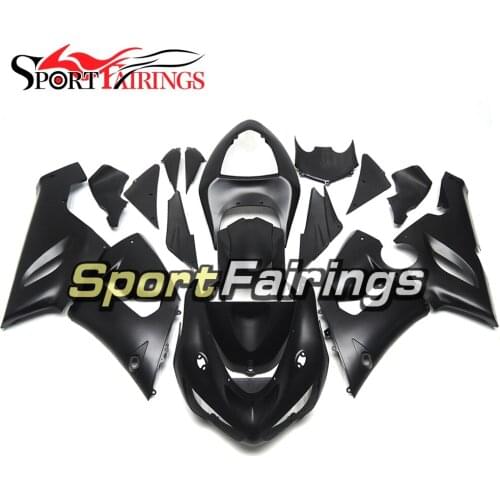 Fairings For Kawasaki ZX6R ZX-6R Ninja 636 05 06 2005 2006 ABS Cover Plastic Motorcycle Fairing Kit Bodywork Flat Matte Black