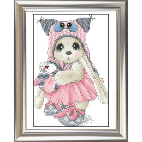 Oneroom Needlework,DIY Cross Stitch,Sets For Embroidery kits,14CT&16CT,Owl Rabbit