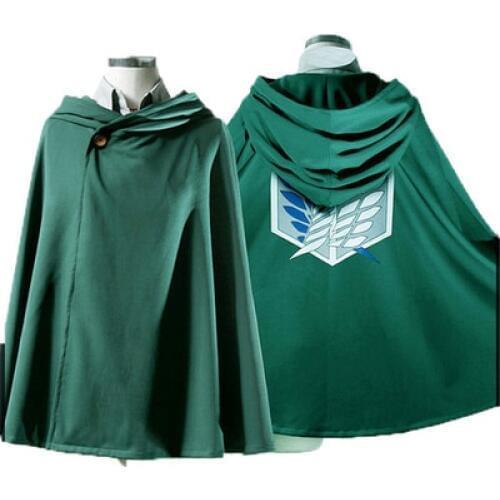 Attack on Titan Cosplay Cloak Anime Shingeki no Kyojin Cosplay Costume Scouting Legion Aren Cosplay Capes Halloween Costumes