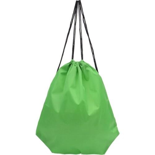 Portable Sports Gym Bag Nylon Drawstring Bags Belt Riding Backpack Shoes Bag Clothes Yoga Running Fitness Whole Sale Men Women
