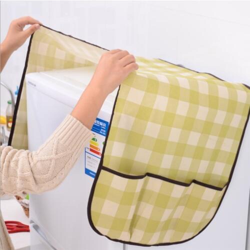 Simple Multi-Functional Refrigerator Dust Cover Organizer Bag Household Storage Bag Simple Refrigerator Non-woven Fabric Cover