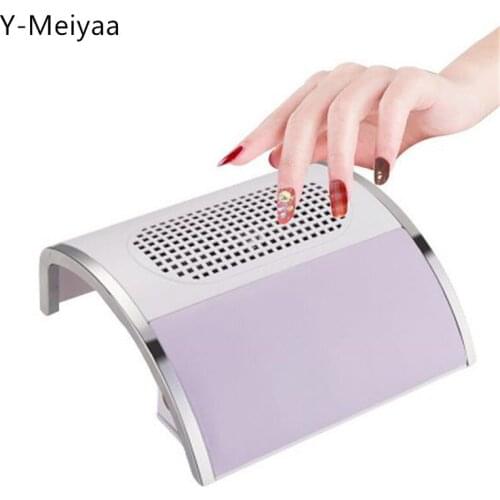 80W Nail Dust Collector Powerful Vacuum Cleaner Nail Salon Nail Dust Vacuum Cleaner With Powerful Fan Reusable Filter 20