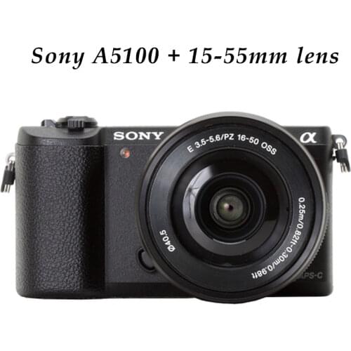 Used,Sony A5100 16-50mm Mirrorless Digital Camera with 3-Inch Flip Up LCD