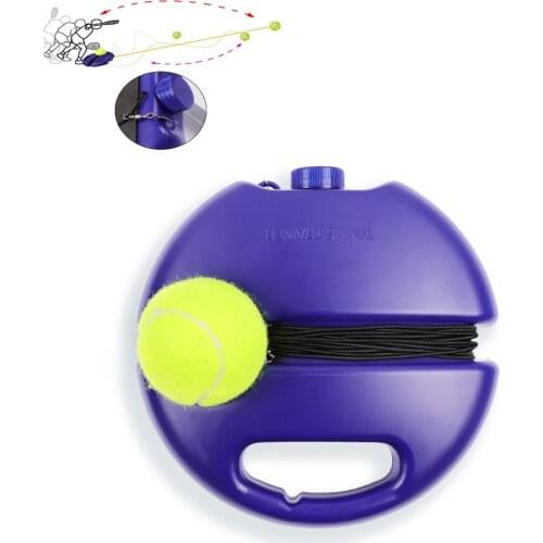 Heavy Duty Tennis Trainer Rope Ball Practice Self-Study Rebound Tennis Partner Sparring Devices Exercise Tennis Training Tool