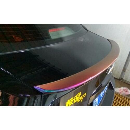 RQXR ABS tail wing rear spoiler lip for Chevrolet aveo unpainted