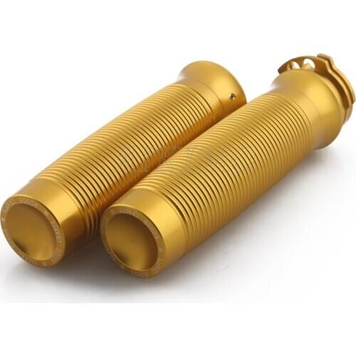 1Inch 25mm Golden Aluminum Custom Motorcycle Handlebar Grips For Harley 883R 883L Sportster Chopper Bobber Street Bob