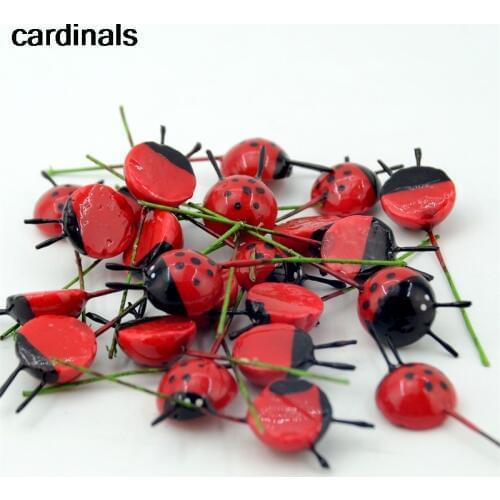 10Pcs/lot Hot Sale Plastic Foam Ladybird Wall Sticker Children Kids Painted DIY Craft Wedding Home Party Holiday Decoration