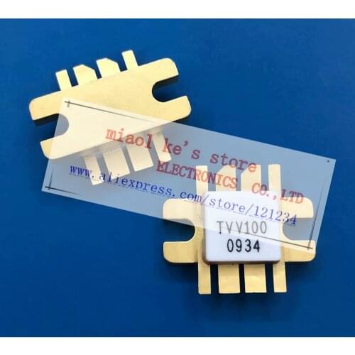 100%Original: TVV100 tvv100 [ 16A 65V 100W 11dB 225MHz PACKAGE STYLE .400 8L FLG ] High-quality original Transistor