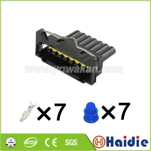 2sets 7pin Auto waterproof housing plug connector wiring cable electrical connector