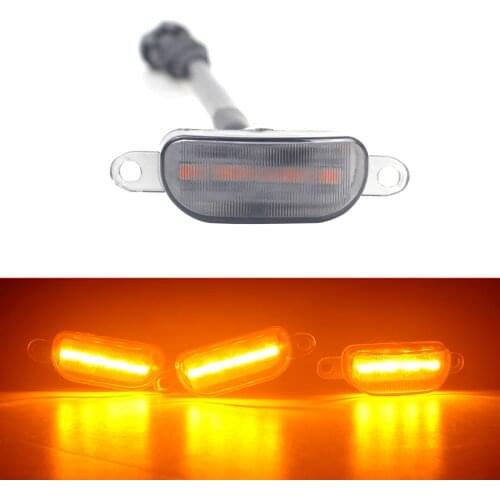4 LED Front Grille Lamp Compatible Bumper Fog Light Warning Light Haze Light for 2004-2019 for Ford F150 F250 F350 Raptor