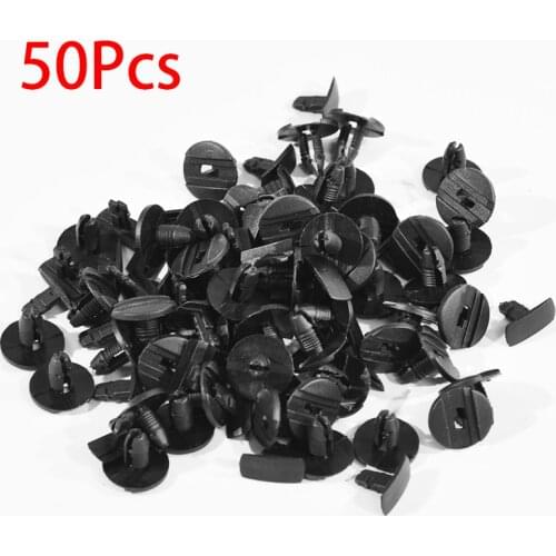 50pcs Interior Clips Bumper Fastener Clip For Fender Fixed Clamp Push Type Rivet Retainer For Citroen/Peugeot For Picasso Sega