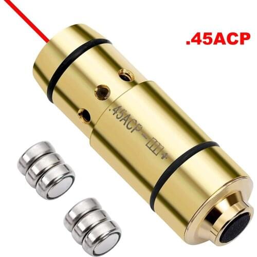 9mm Laser Training Bullet .45cap Tactical Red Dot Laser Trainer Cartridge For Dry Fire Training Shooting Hunting Simulation