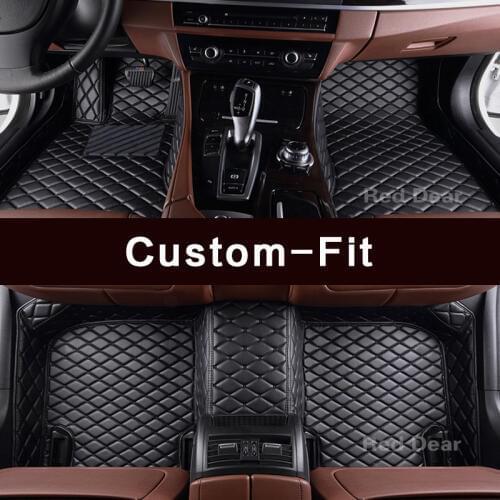 Custom made car floor mats for Fiat Freemont Bravo Viaggio Ottimo 500 500C 500E 500X 3D all weather car-styling carpet rug liner