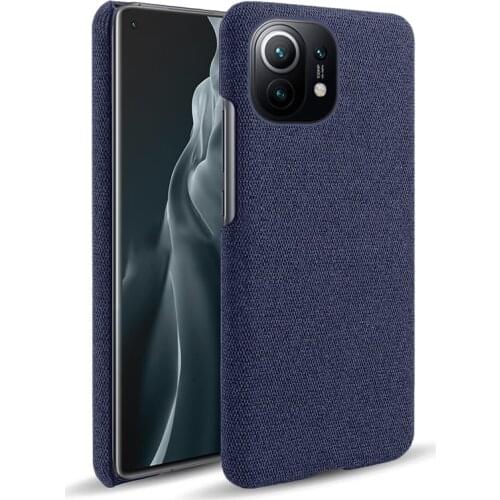 For Xiaomi Mi 11 Case High Quality Fashion Case for Mi 11 Shell Felt Cloth Matte Slim Protective Back Cover Case