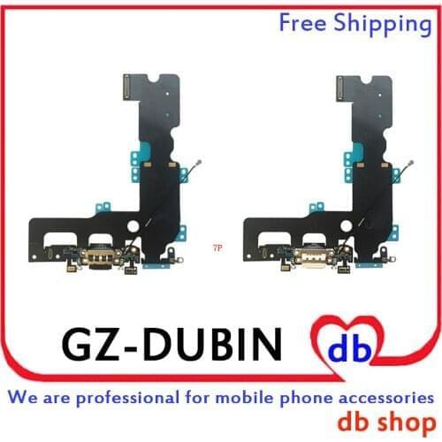 For iPhone 7 Plus 7G Plus Head Jack Audio Charger Flex Cable USB Charging Dock Connector Microphone Wifi Antenn Flex Ribbon