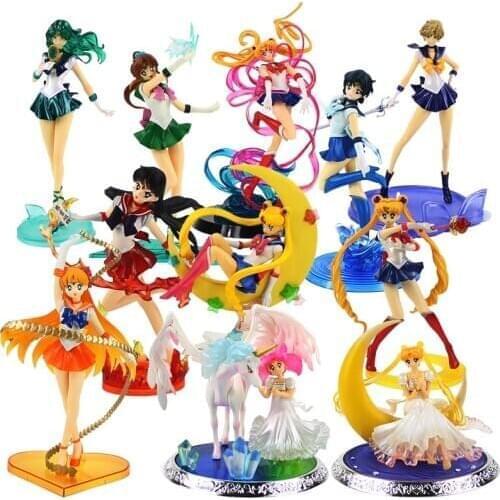 13-22cm Cartoon Princess Figurine PVC Figure Model Toys Doll