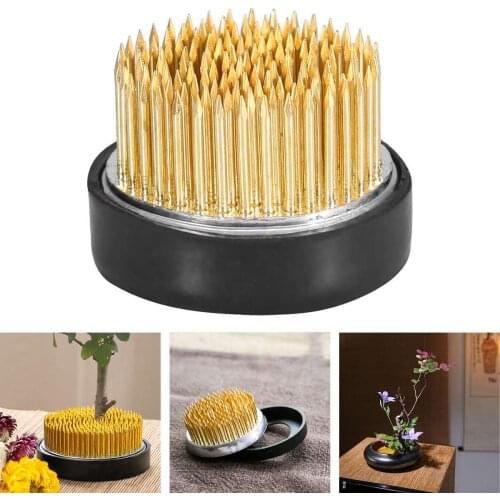 Metal Floral Arrangement Pin Japan Kenzans Japanese Kenzan Needle Flower Base Holder Spiky Frog Fixed Tools