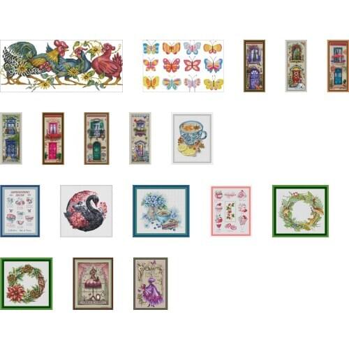 10-sewing clothers (14CT) Counted Cross Stitch 11CT 14CT 18CT DIY Cross Stitch Kits Embroidery Needlework Sets