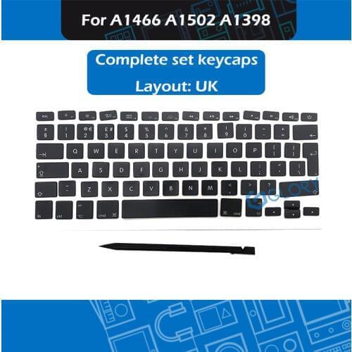 50set/Lot AP08 AP11 Key A1466 A1502 A1398 UK Keycap set for Macbook Air Pro Retina 13" 15" Keycaps Replacement + Crowbar