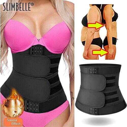 Fitness Belt Xtreme Power Thermo Body Shaper Women Waist Trainer Corset Shapers Cincher Workout Girdle Slimming Belt Shapewear