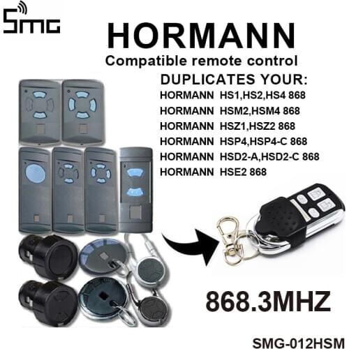 20pcs HORMANN 868 Remote Control duplicator For HSM4 868 HSE2 868 HSE4 868 HORMANN 868 Gate Door Opener