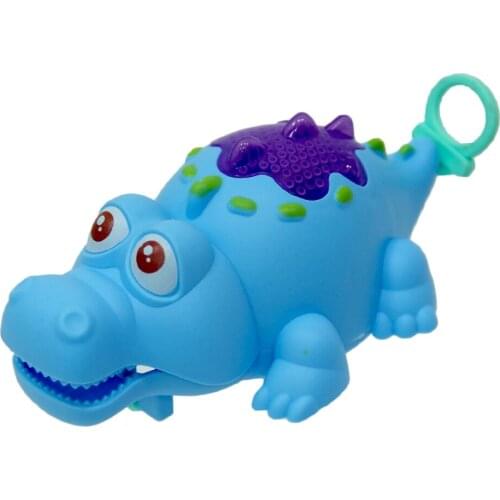 Drawstring Pull Battery-Powered Lighted Crocodile