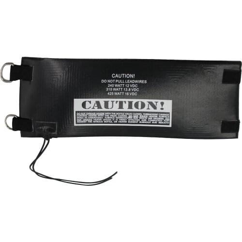 12V Duty Fully Automatic Nitrous Bottle Heater Flexible Heating Element Fits 10LB,15LB,20LB (12volt)