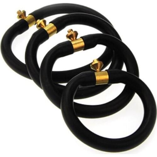 4 pcs Electro Shock Penis Rings,Cock Enlargers Extension Rings,Electric Shock Orgasm Cock Ring,Medical Themed Toy
