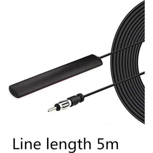 Car Antenna Car Stereo FM AM Radio Antenna Car Adhesive Mount Hidden Patch Antenna for Vehicle Truck SUV Car Stereo in Dash Head