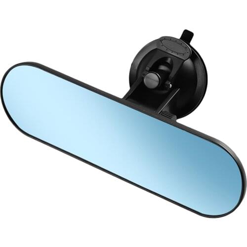 360 Degree Car Rear View Mirror Interior Trim Auto Accessories Blue Glass Multifunctional Easy Install With Suction Cup Durable