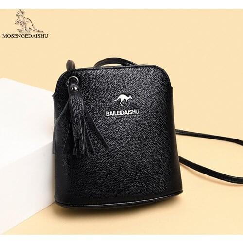 Tassel Design Ladies Shoulder Bag High Quality PU Leather Women Crossbody Bags 2021 Fashion New Womens Wallet Bolsos De Mujer