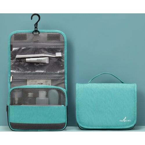 Functional Makeup Wash Pouch Accessories Products Hanging Cosmetic Toiletry Bag Woman Travel Organizer Beautician Necessaire