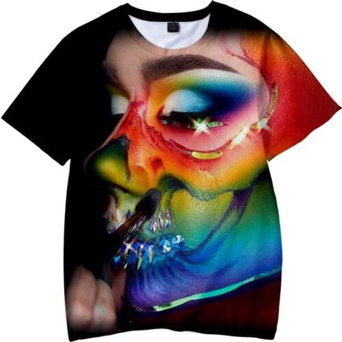 Harajuku James Charles 3D T-Shirts Digital Multicolor Fashion Casual Tee 3D Print Children Kpop Tshirts Adult/kids Summer Tops