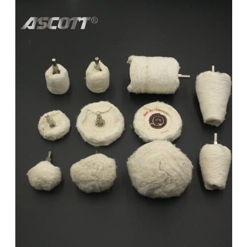 Shank 6mm 40mm-100mm Fluffy fabric polishing wheel fabric polishing roller shank big fabric roller for jelwelry